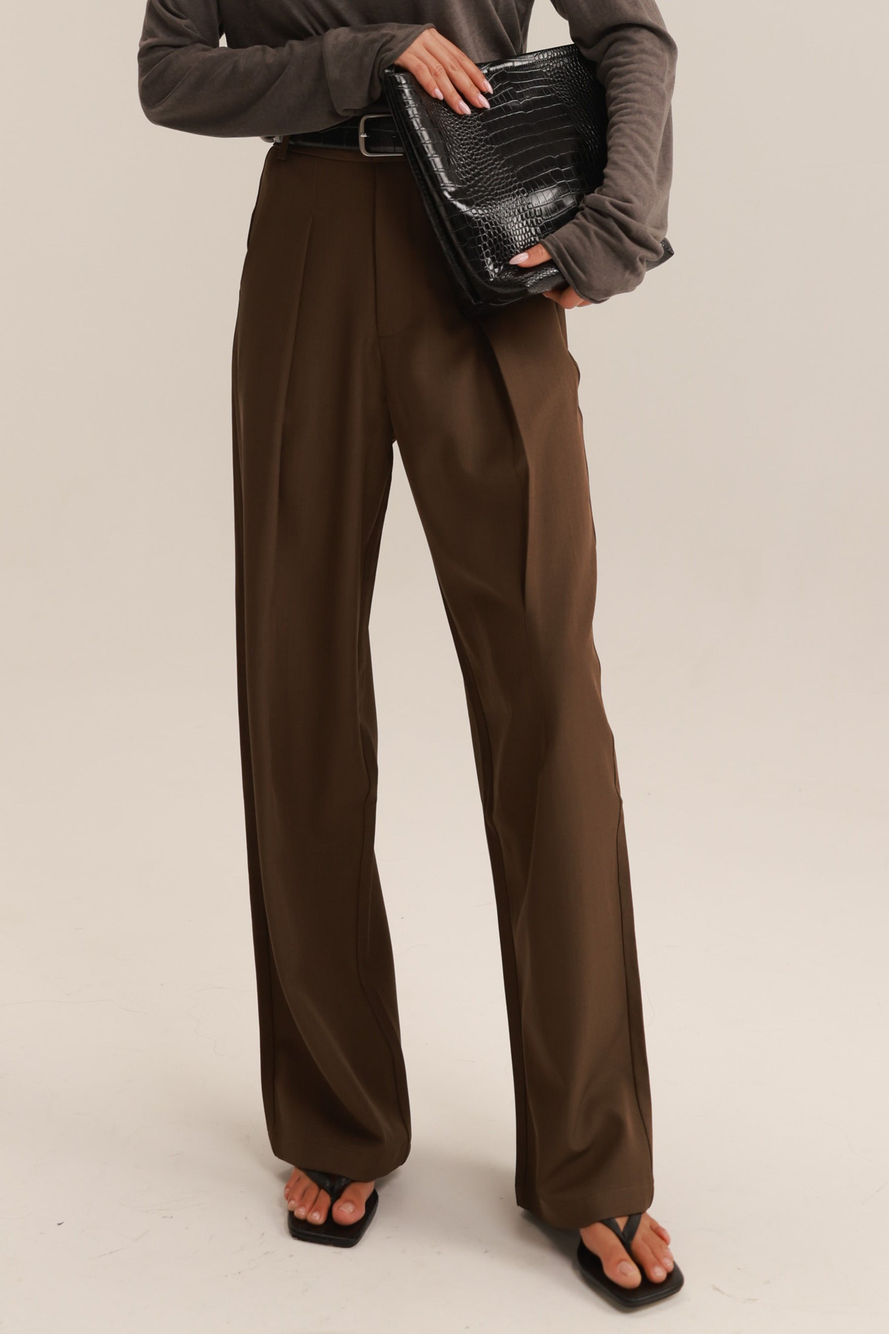 מכנסי רוס חומים