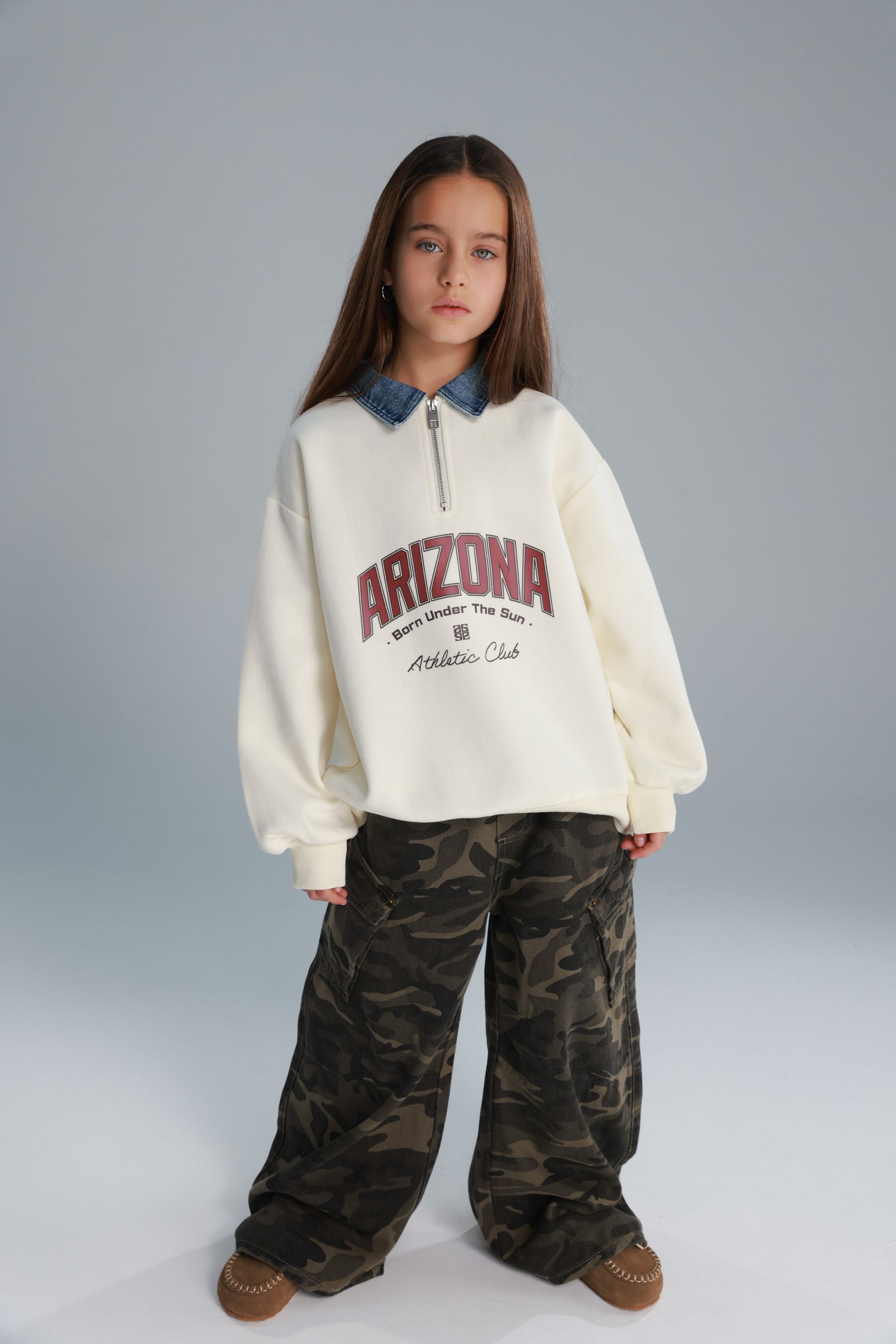 סוויטשירט דורי שמנת