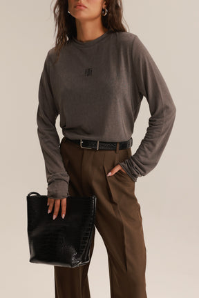 חולצת אלישה אפורה