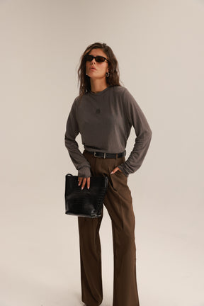 חולצת אלישה אפורה