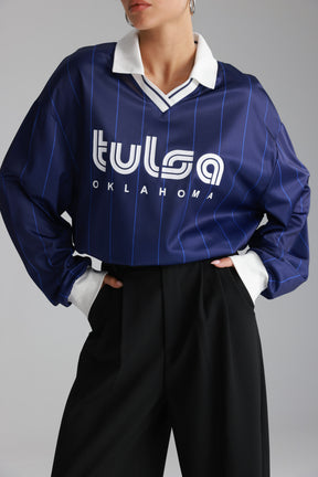 חולצת פיבי נייבי/כחול