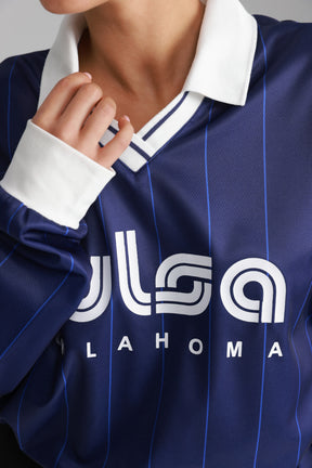 חולצת פיבי נייבי/כחול