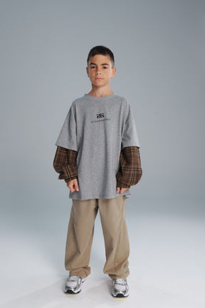 חולצת מדלן אפורה