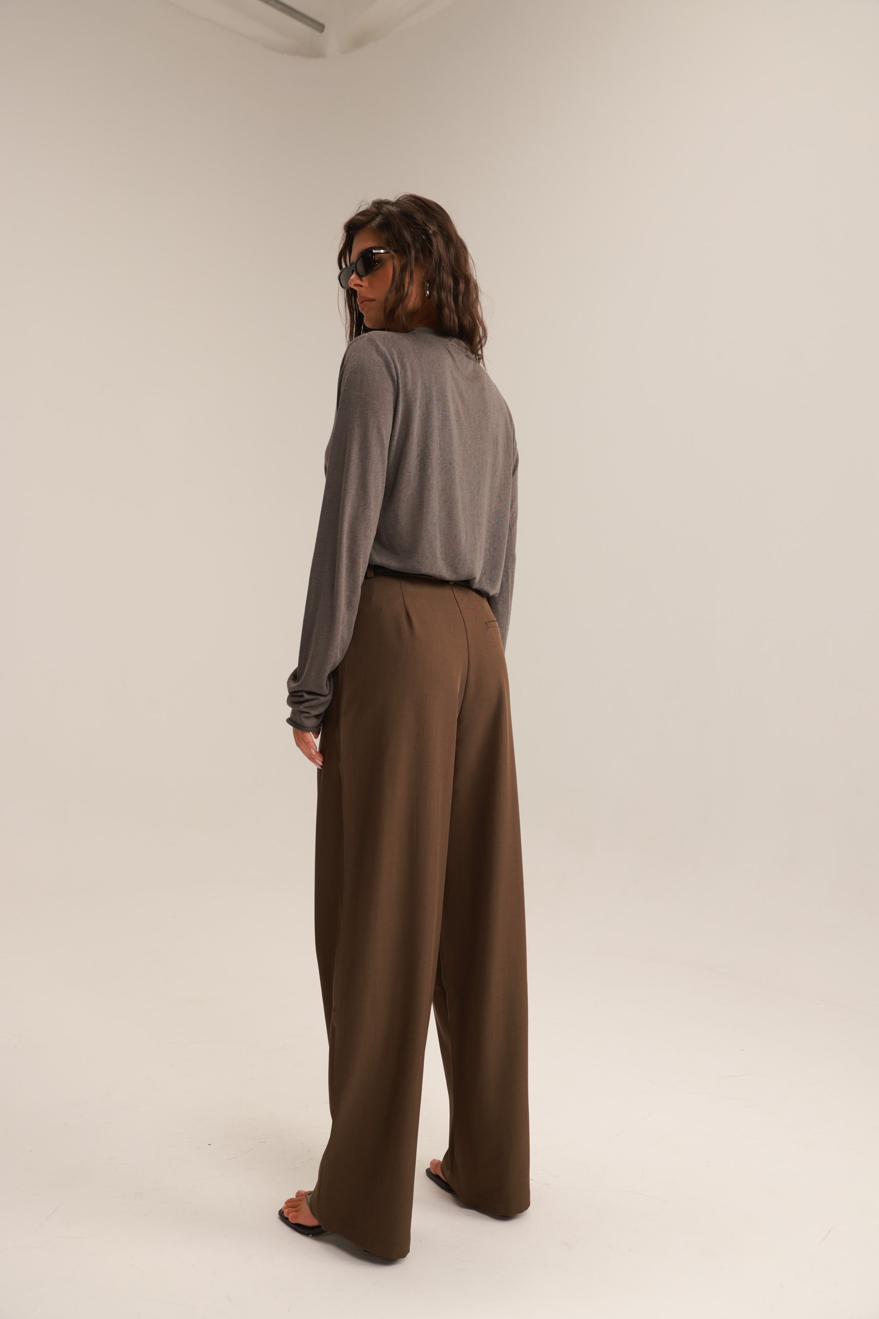 מכנסי רוס חומים