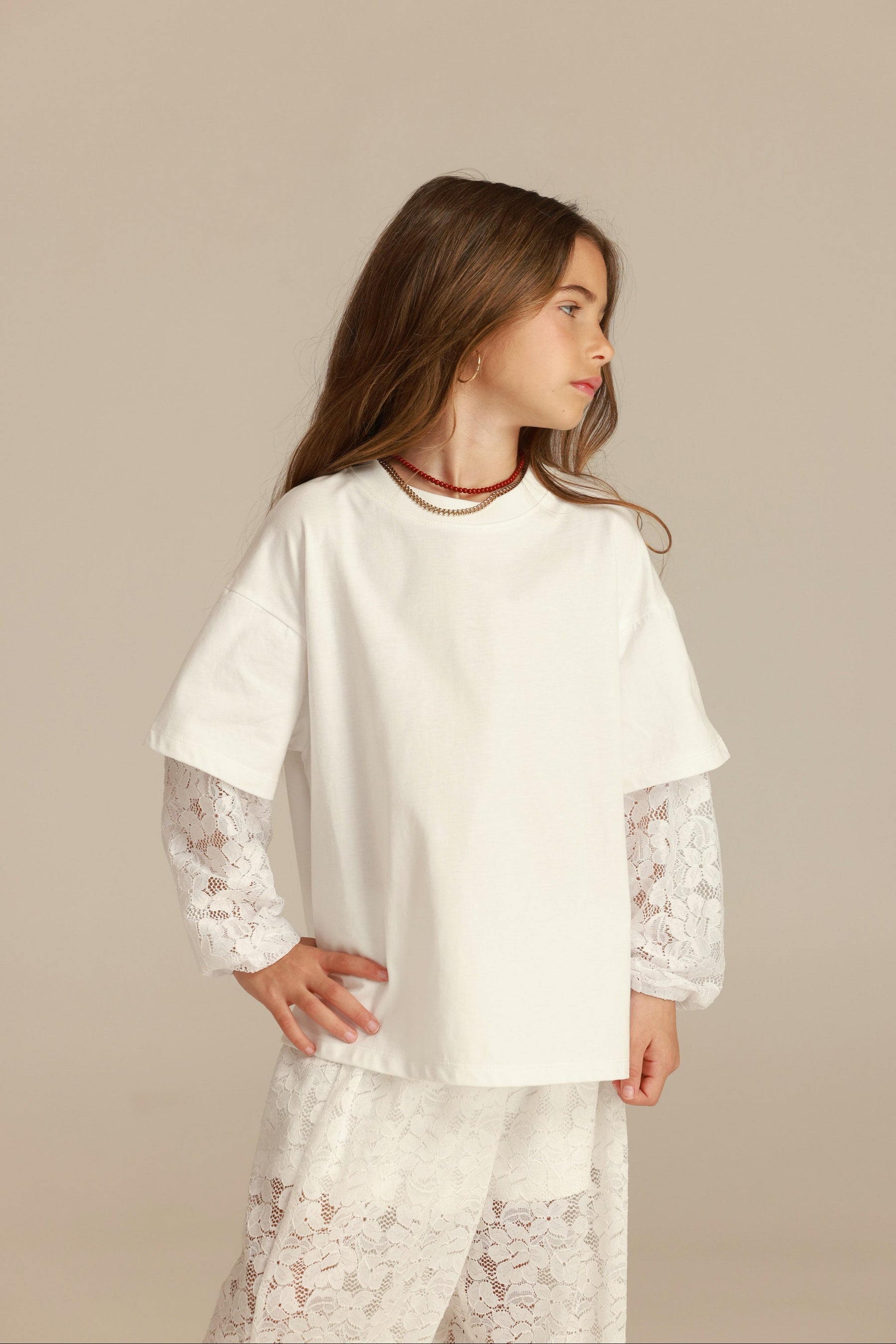 חולצת ליבר לבנה