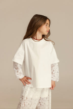 חולצת ליבר לבנה