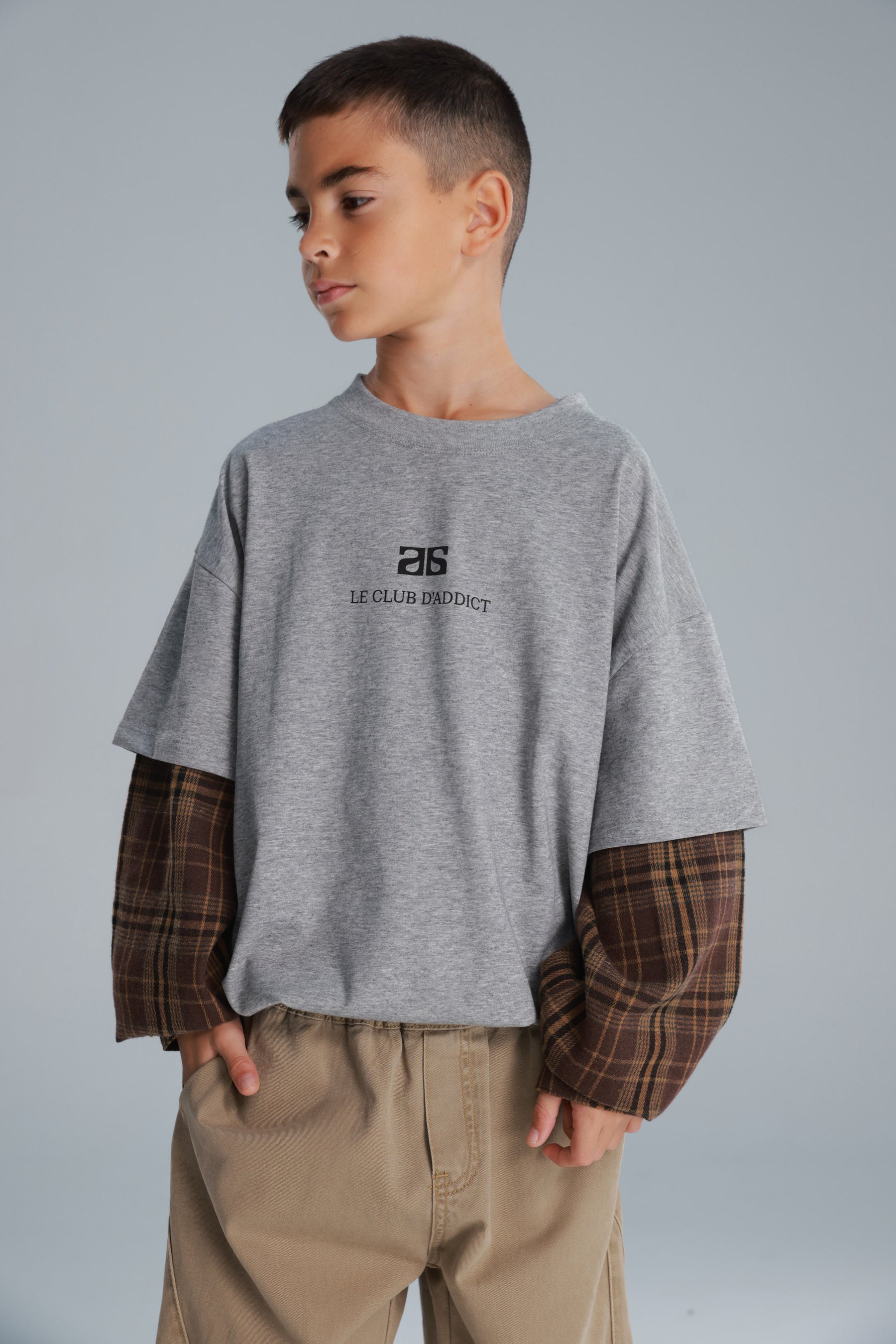 חולצת מדלן אפורה