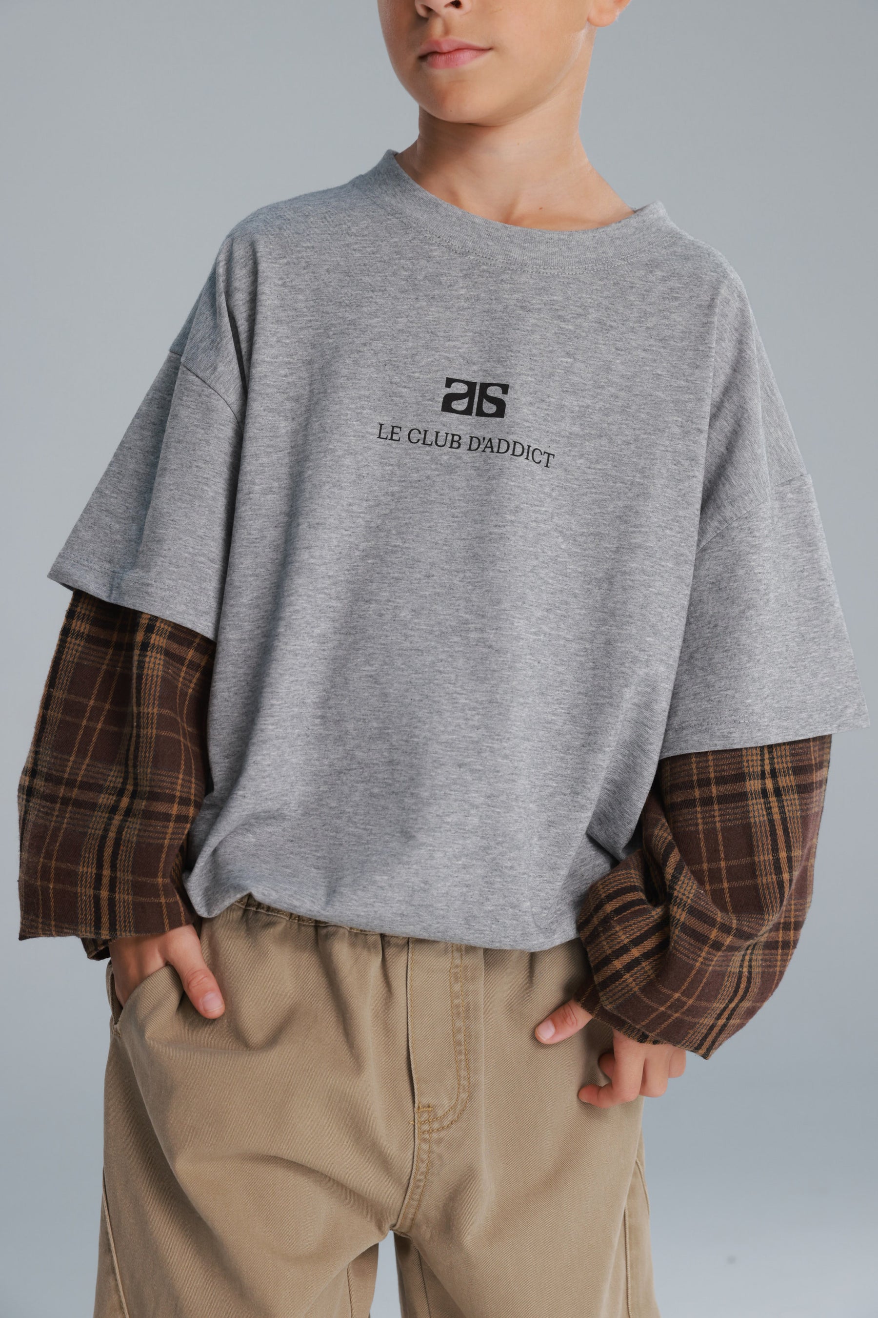 חולצת מדלן אפורה