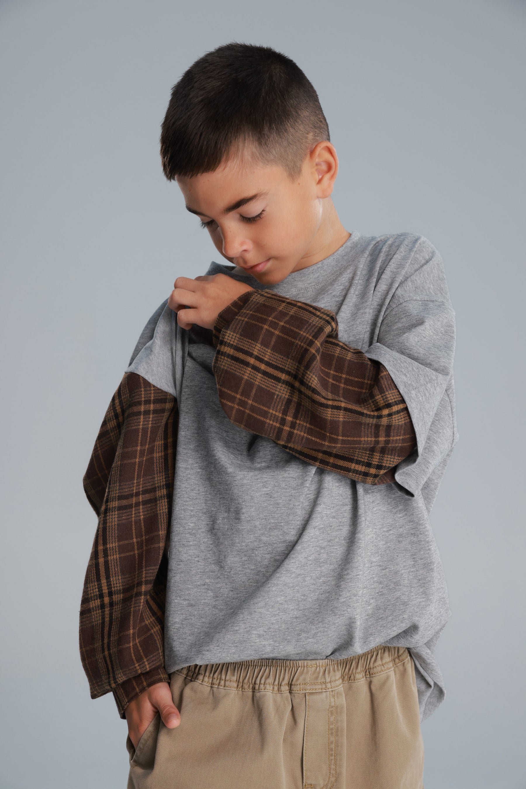 חולצת מדלן אפורה