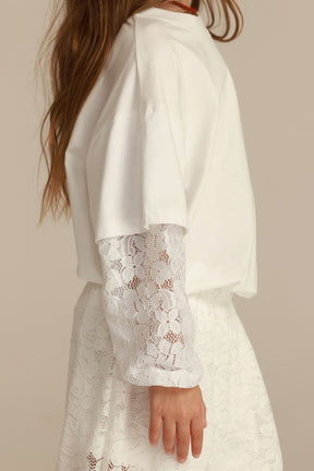 חולצת ליבר לבנה