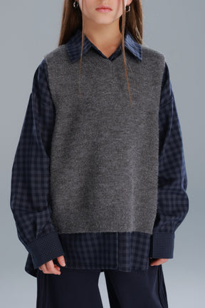 וסט רורי אפור