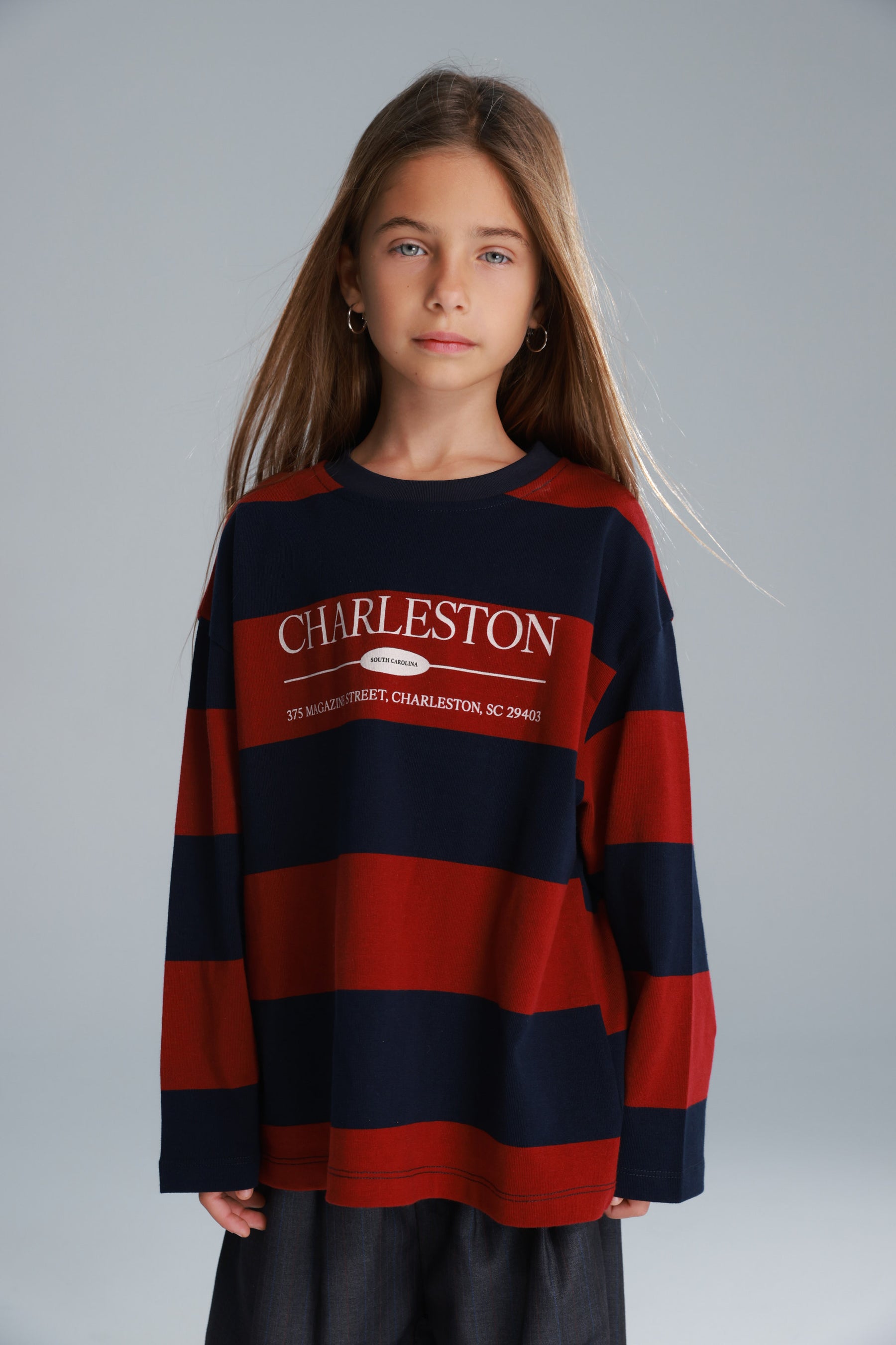 חולצת ויולה נייבי/בורדו