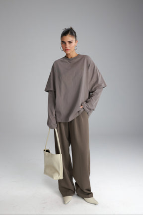 חולצת ולנטינה אפורה