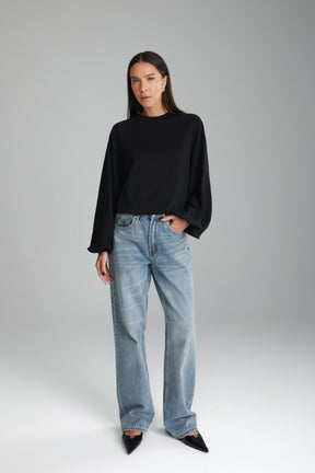 חולצת קיארה שחורה