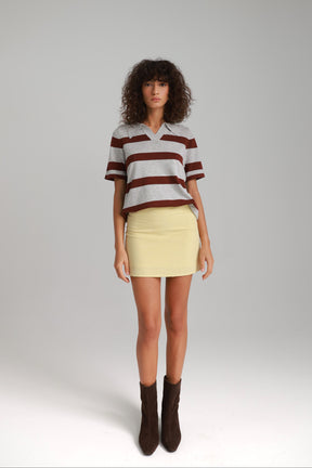 חצאית זאק צהובה