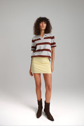 חצאית זאק צהובה