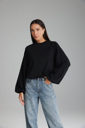 חולצת קיארה שחורה