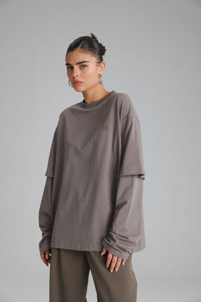 חולצת ולנטינה אפורה