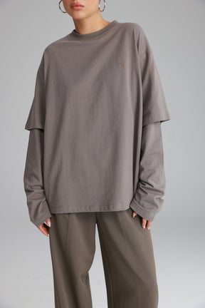 חולצת ולנטינה אפורה