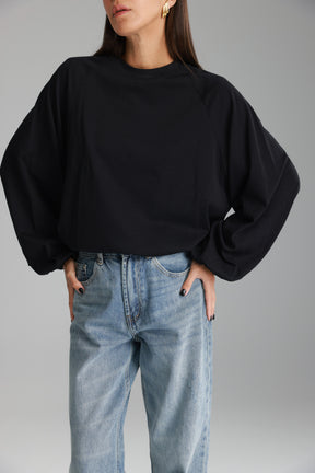 חולצת קיארה שחורה