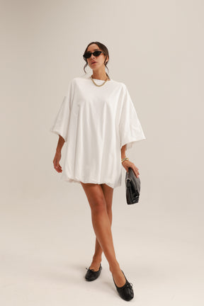 שמלת אמיליה לבנה