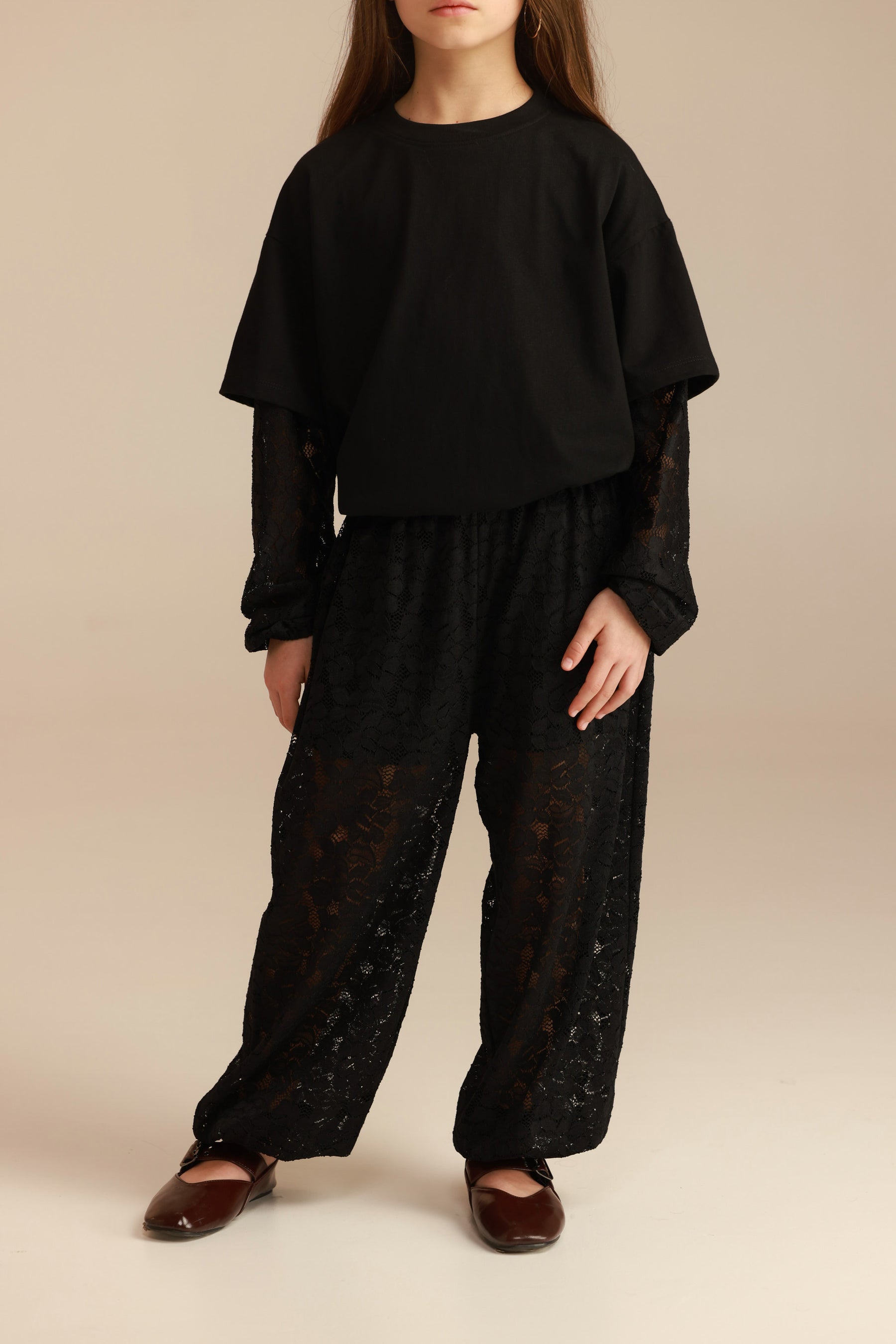 מכנסי ולנסיה שחורים