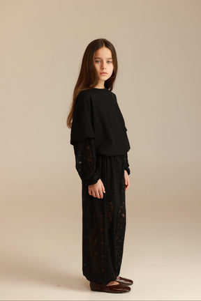 מכנסי ולנסיה שחורים