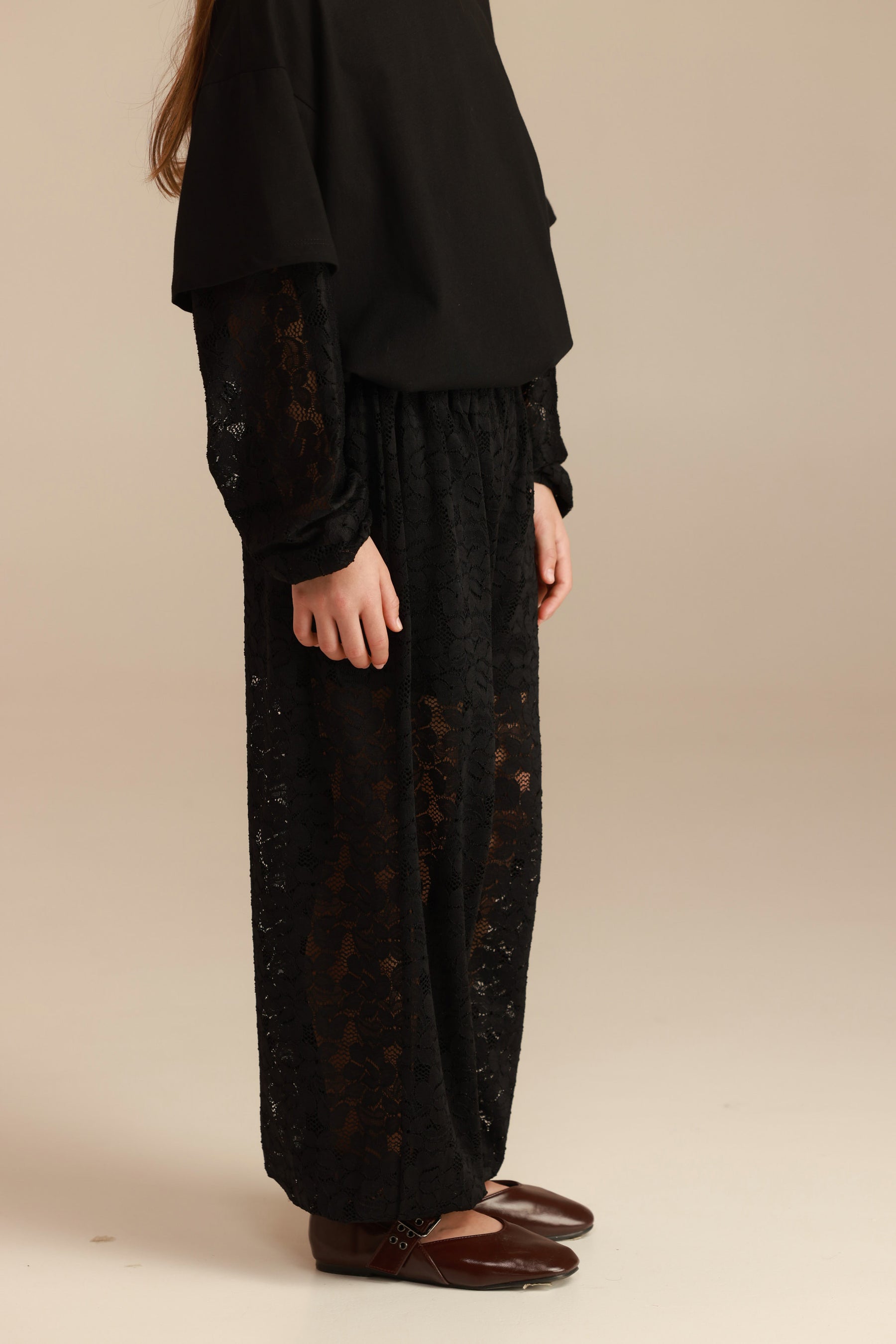 מכנסי ולנסיה שחורים