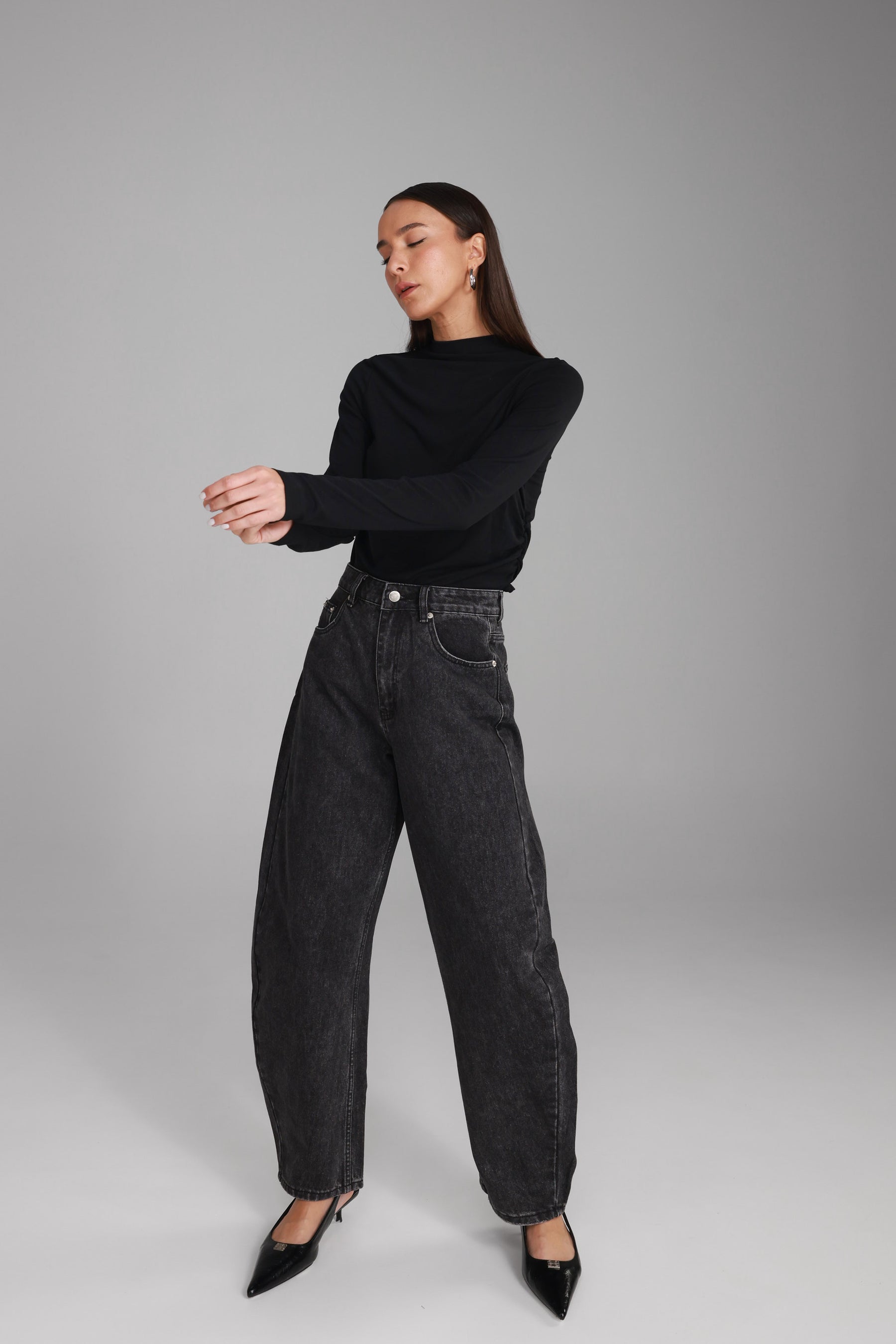 נעלי אניה שחורות