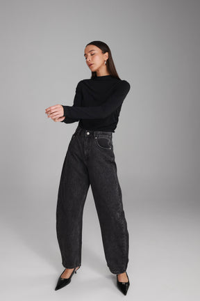 נעלי אניה שחורות