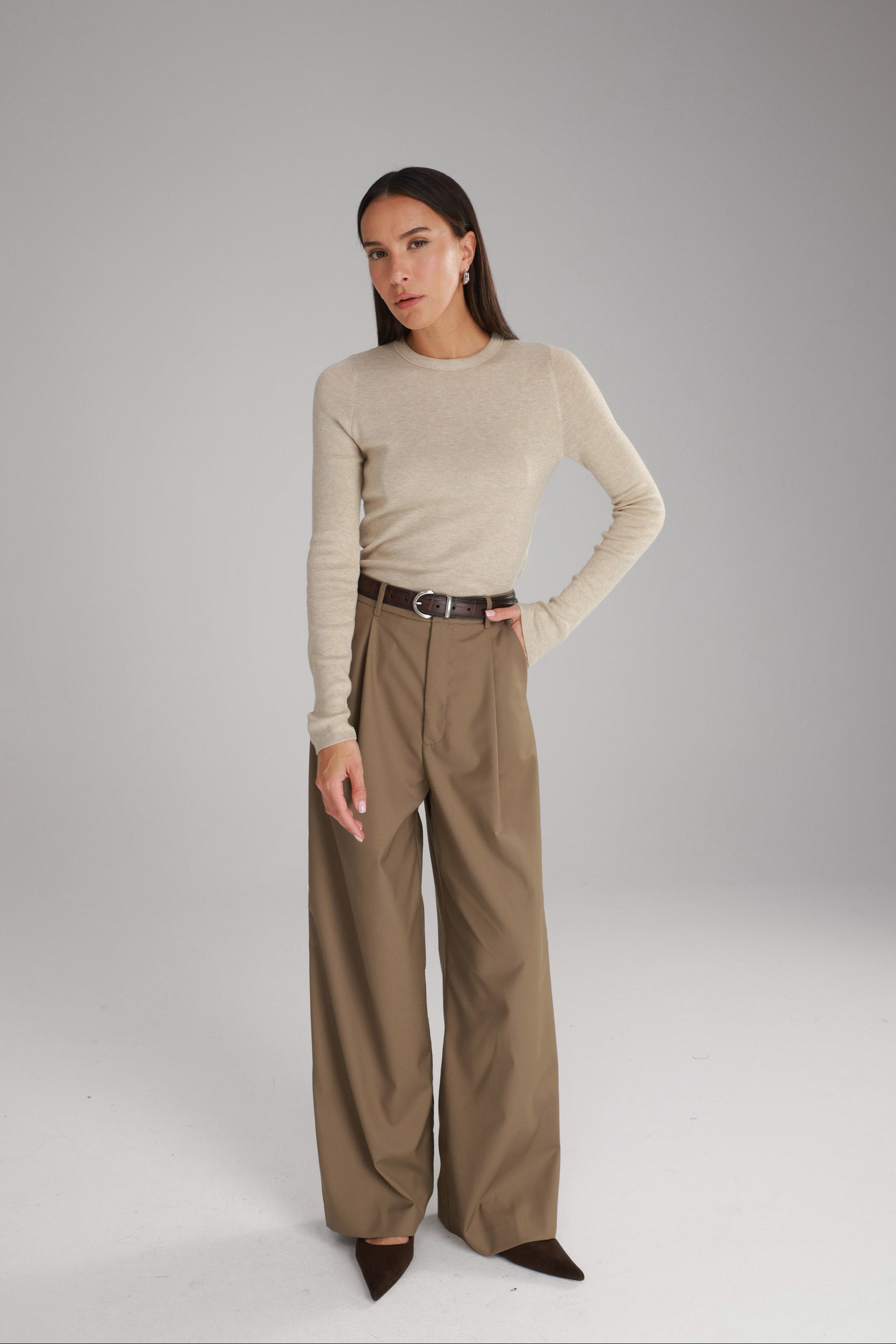 חולצת קייסי בז'