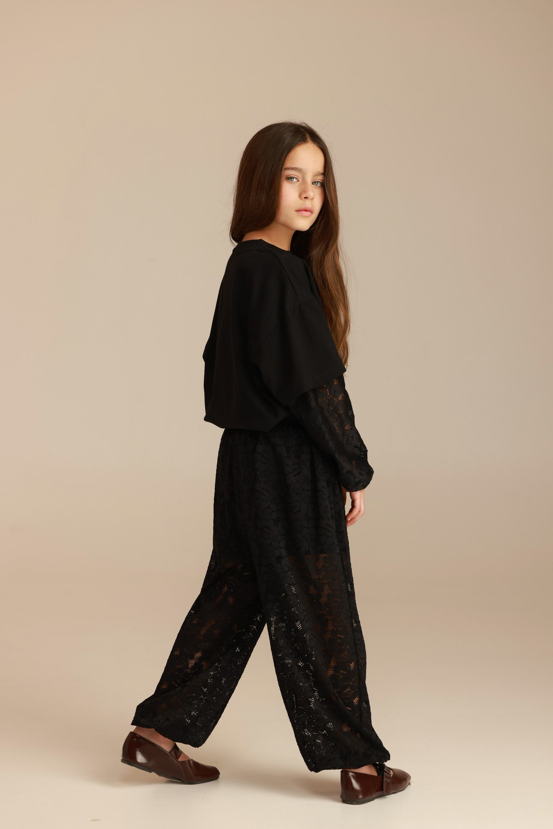 מכנסי ולנסיה שחורים