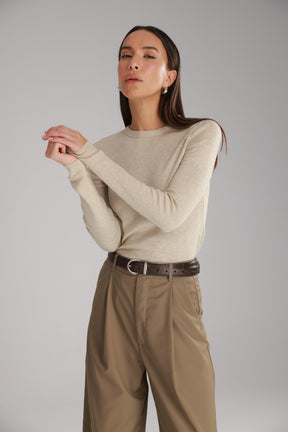 חולצת קייסי בז'