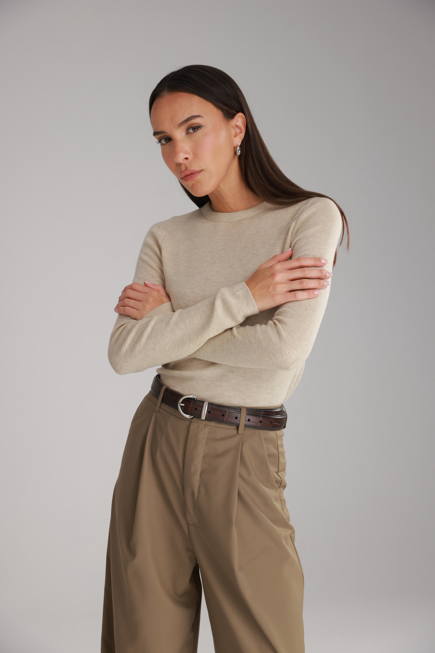 חולצת קייסי בז'