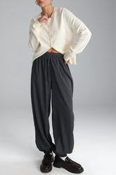 מכנסי אן אפור כהה