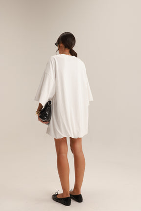 שמלת אמיליה לבנה