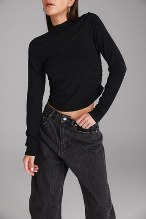 חולצת מאני שחורה