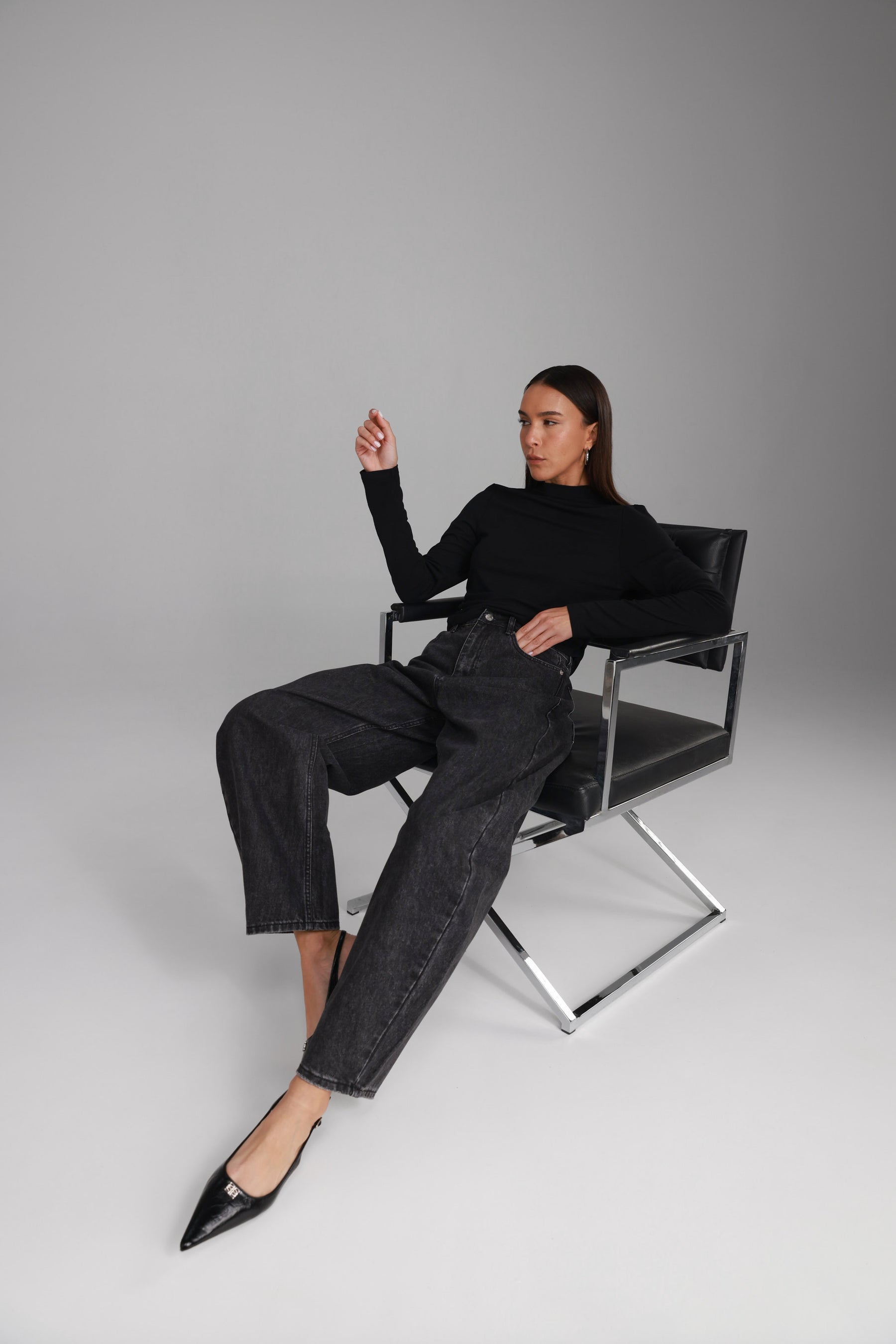 נעלי אניה שחורות