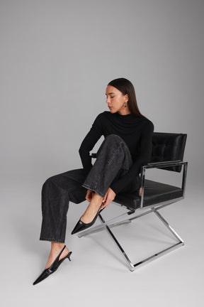 נעלי אניה שחורות