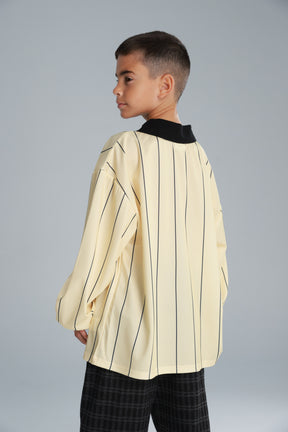 חולצת דאני צהוב חמאה