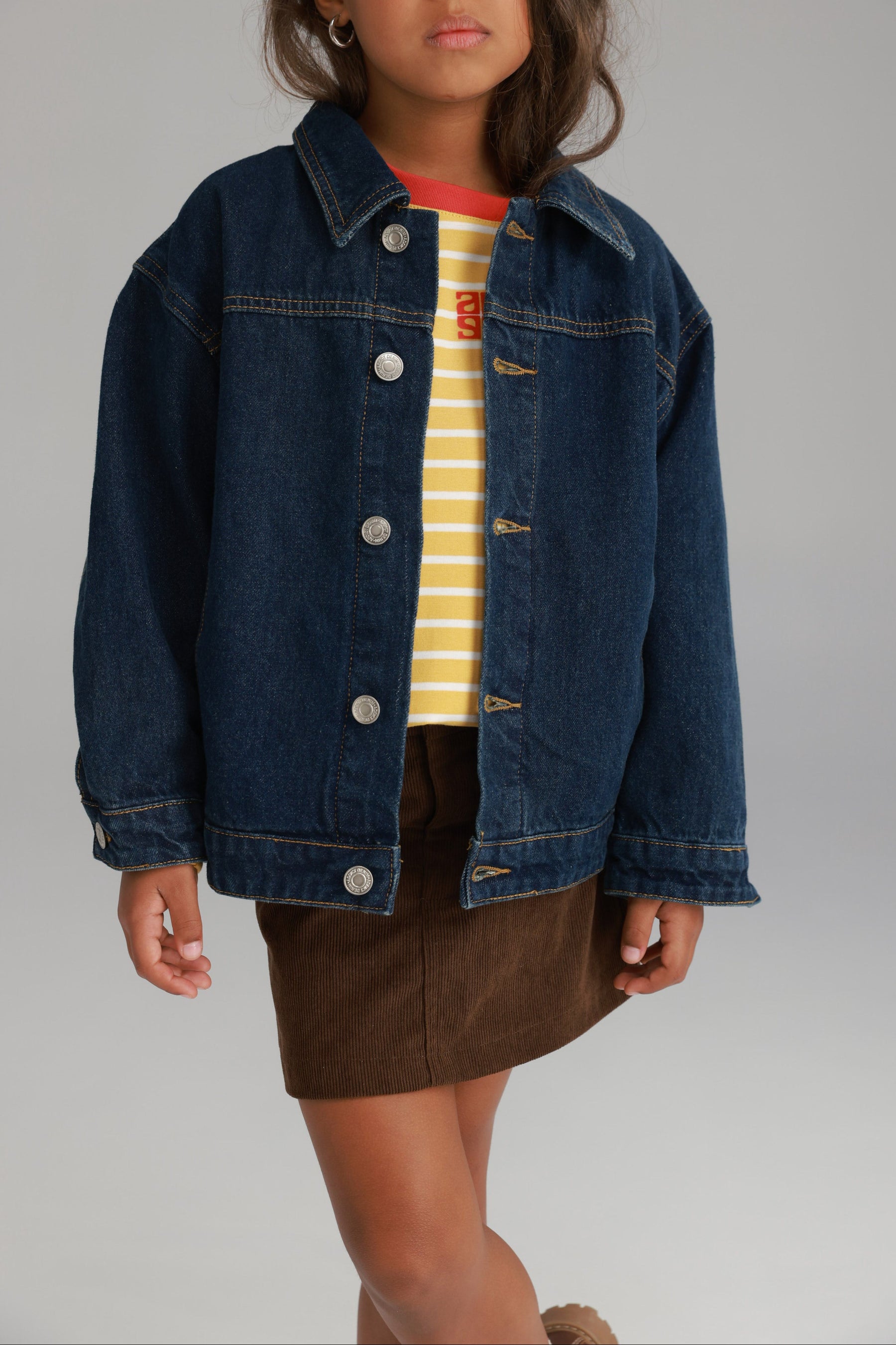 ג'קט ג'ינס בילי כחול כהה