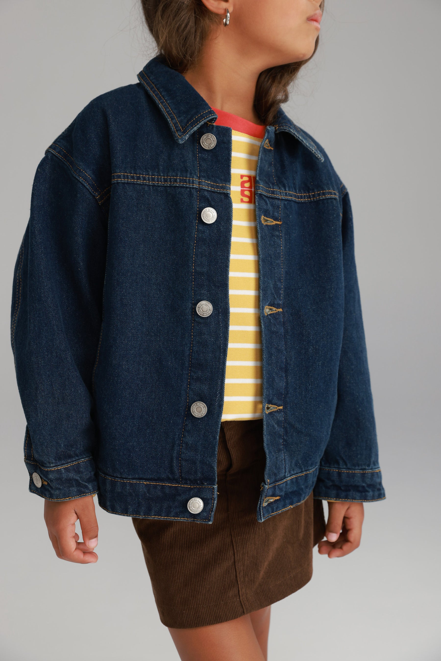 ג'קט ג'ינס בילי כחול כהה