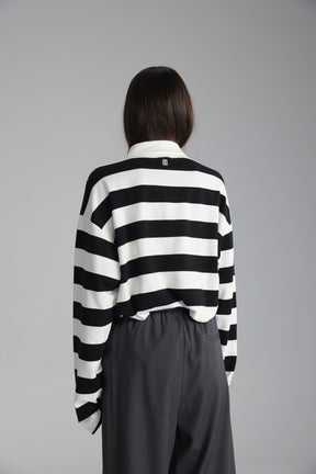 חולצת לורי פסים שחור/לבן