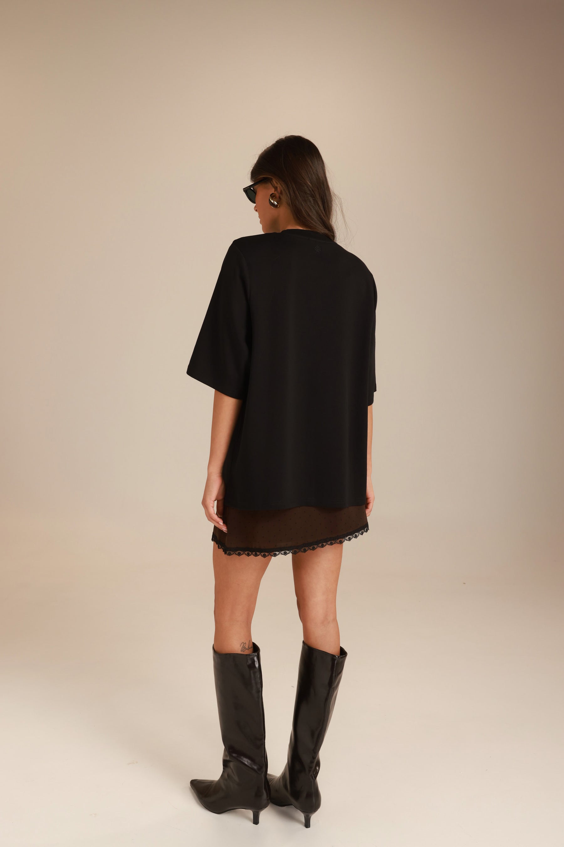 חצאית טיאגו חומה