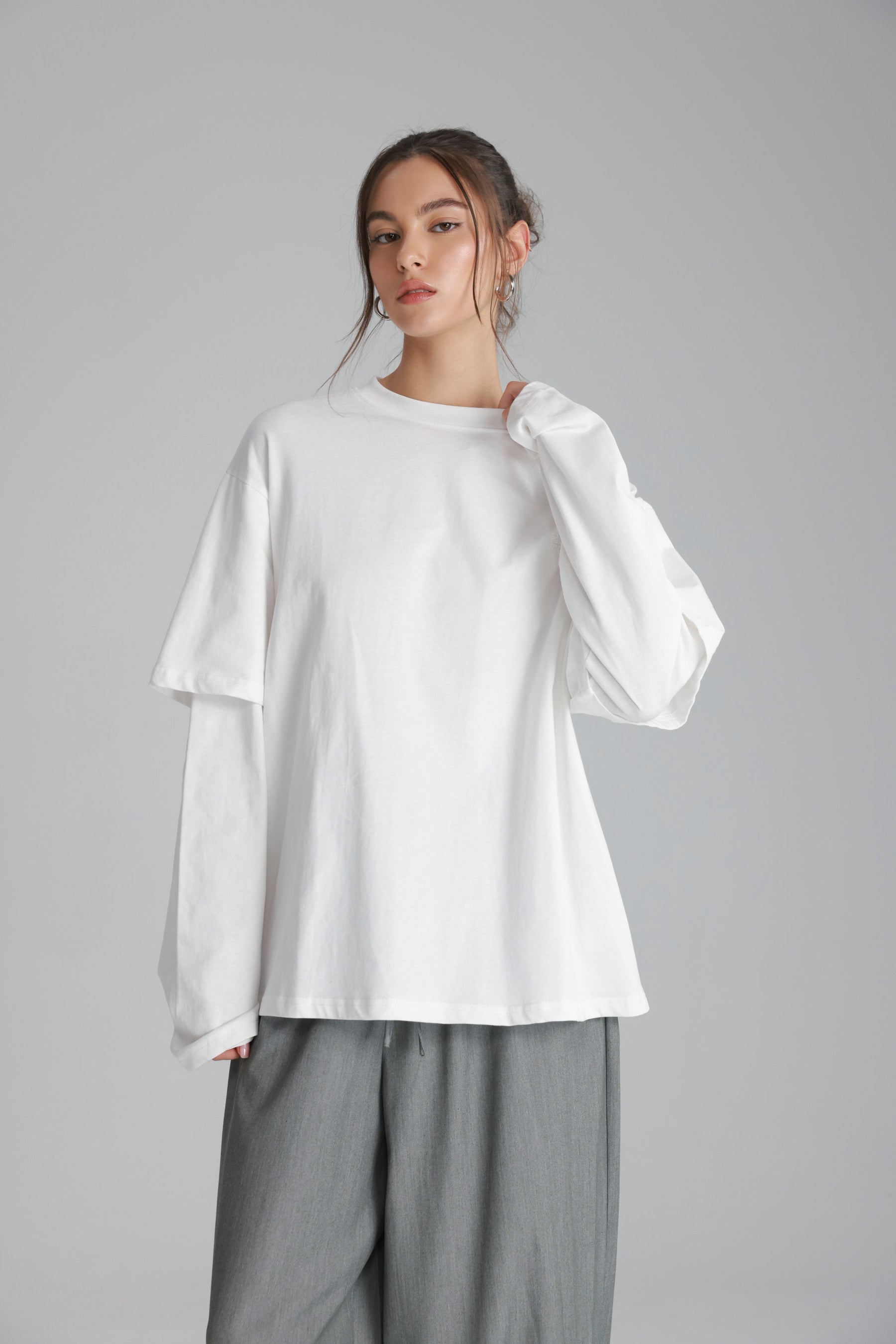 חולצת ולנטינה לבנה