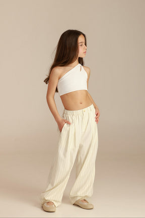 מכנסי לואן שמנת