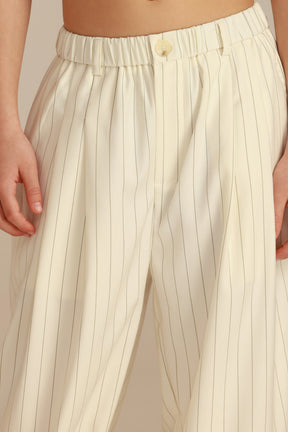 מכנסי לואן שמנת