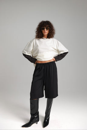 מכנסי מרלן שחורים