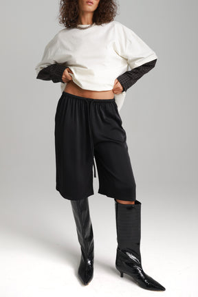 מכנסי מרלן שחורים