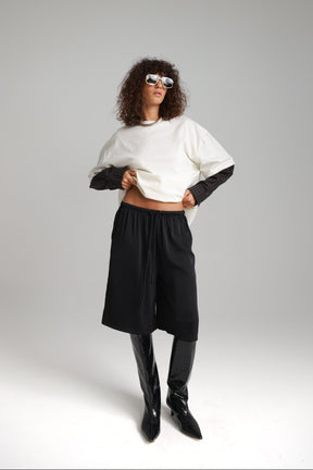 מכנסי מרלן שחורים